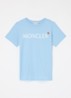 T-shirt met logoprint - Lichtblauw