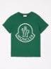 T-shirt met logoprint - Groen
