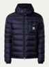 Verith pufferjack met donsvulling en afneembare capuchon - Donkerblauw