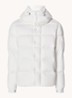 Vezere puffer jack met donsvulling en afneembare capuchon - Gebroken wit