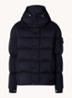 Vezere puffer jack met donsvulling en afneembare capuchon - Donkerblauw