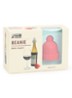 Beanie wijnstopper set van 2 - Rood