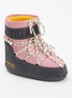 Icon Low snowboot van suède met kralendecoratie - Roze