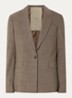 Lucey blazer in wolblend met klepzakken - Lichtbruin