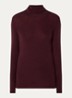 MMBouch trui van wol met col - Aubergine