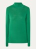 MMBouch trui van wol met col - Groen