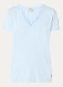 MMDala T-shirt met V-hals - Lichtblauw