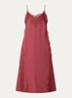 MMLaurie Annie midi jurk met details van kant - Rood