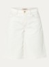 MMMathilde Urban high waist wide fit korte broek van denim - Wit