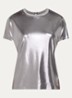 MMNivola top met metallic finish - Zilver