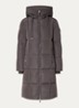 MMNova longline puffer jas met steekzakken - Antraciet