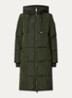 MMNova longline puffer jas met steekzakken - Legergroen