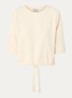 Tess top met ronde hals - Beige
