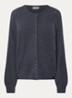 MSCHBondie fijngebreid vest in alpaca wolblend - Donkergrijs