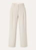 MSCHHenrika high waist loose fit pantalon met steekzakken - Beige