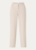 MSCHPennie high waist wide fit pantalon in linnenblend met steekzakken - Beige