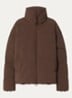 MSCHRefron puffer jack met steekzakken - Bruin