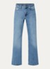 35 The Louis high waist wide leg jeans met steekzakken - Blauw