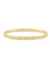 Bangle engraved hearts - Goud
