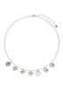 Candy ketting met bedels - Zilver