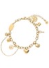 Love life bedelarmband - Goud