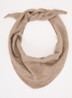 Misty sjaal in kasjmierblend 135 x 25 cm - Donkerbeige