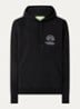 Hoodie met logo- en backprint - Zwart
