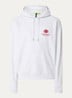 Hoodie met logo- en backprint - Grijsmele