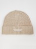 Muts met logoborduring - Beige