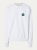 Sweater met logo- en backprint - Grijsmele