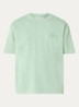T-shirt met logoborduring - Groen