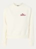 Sweater met logo - Gebroken wit