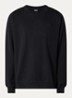 Sweater met logoborduring - Zwart