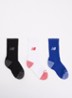 Youth Active sokken met logo in 3-pack - Donkerblauw