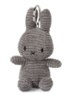 Miffy Dutch Denim knuffel 23 cm - Grijs