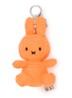 Miffy sleutelhanger van corduroy 10 cm - Orange
