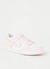 Dunk Low sneaker van leer - Lichtroze
