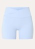 One high waist skinny fit korte trainingsshort met Dri-FIT en logo - Lichtblauw