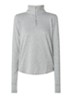 Sphere hardloop longsleeve met halve rits - Grijs