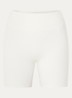 Matte high waist skinny fit korte trainingslegging - Wit