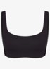 Matte sport bh met medium support - Zwart