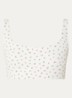 Matte sport bh met medium support - Gebroken wit