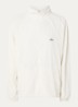 Oversized trackvest met logo en ritszakken - Ivoor