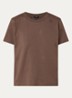 Allover N T-shirt met logoprint en strass - Zwart