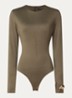 Annabel body met ronde hals - Bronsgroen