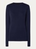 Jolie fijngebreide fitted top - Donkerblauw