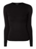 Jolie fijngebreide fitted top - Zwart