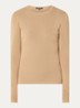 Jolie fijngebreide longsleeve met stretch - Camel