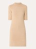 Otaru mini trui-jurk met col - Beige