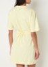 Patos T-shirt jurk met trekkoord - Geel